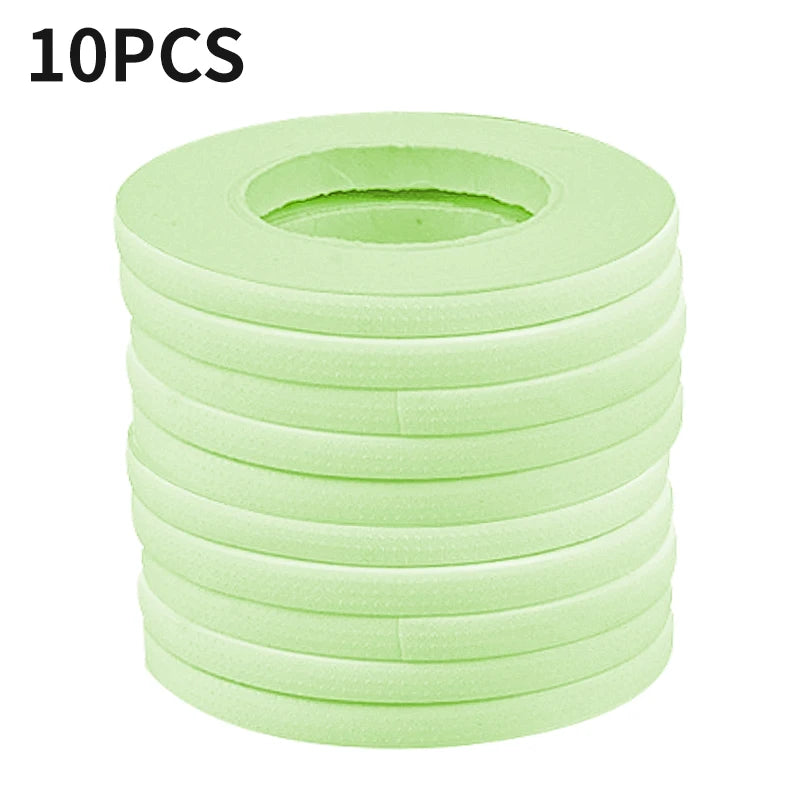 AILEISHI Micropore Eyelash Extension Tapes - 5/10pcs Rolls 10pcs green