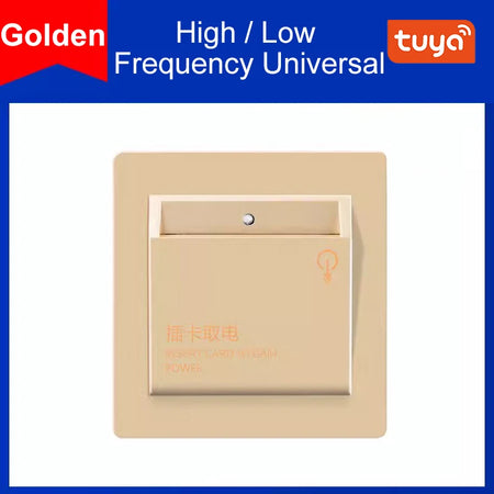WKD-CS01 &ndash; Energy Saving 40A Zigbee Card Switch for Hotels Tuya Zgibee Golden