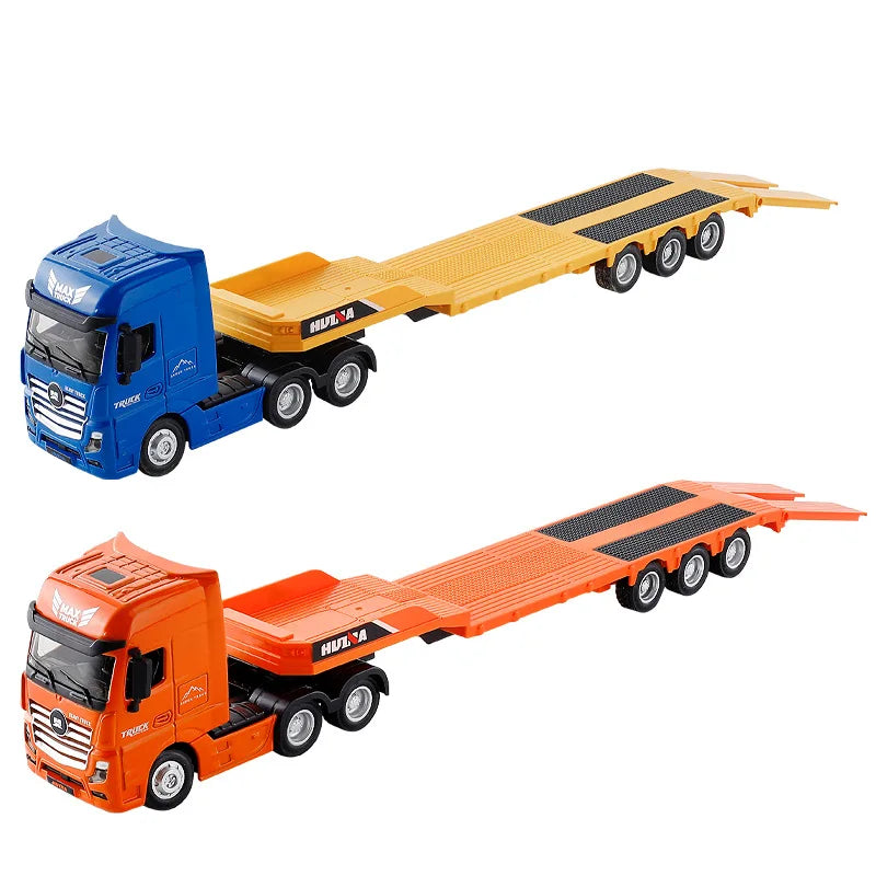 Huina Alloy Dump Truck Model &ndash; Realistic 1:50 Scale Engineering Toy