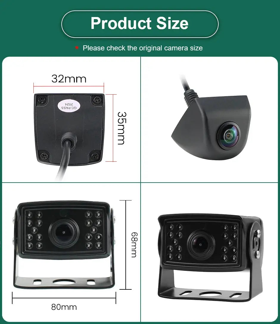 Greenyi HD 720P 170 Degree Fisheye Wireless 5G WiFi Car DVR Recorder Rear View Reverse Camera For iPhone and Android Phone by InterCyprus Trading Ltd
