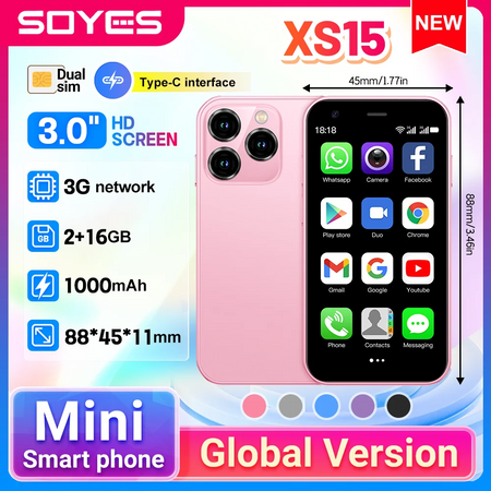 SOYES XS15 Mini &ndash; Ultra Compact Android 8.1 Smartphone