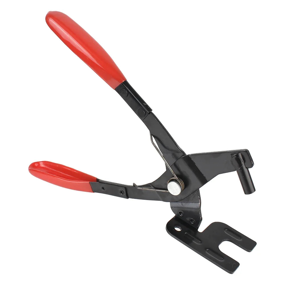 Car Exhaust Removal Plier &ndash; Durable Carbon Steel Build Red Black