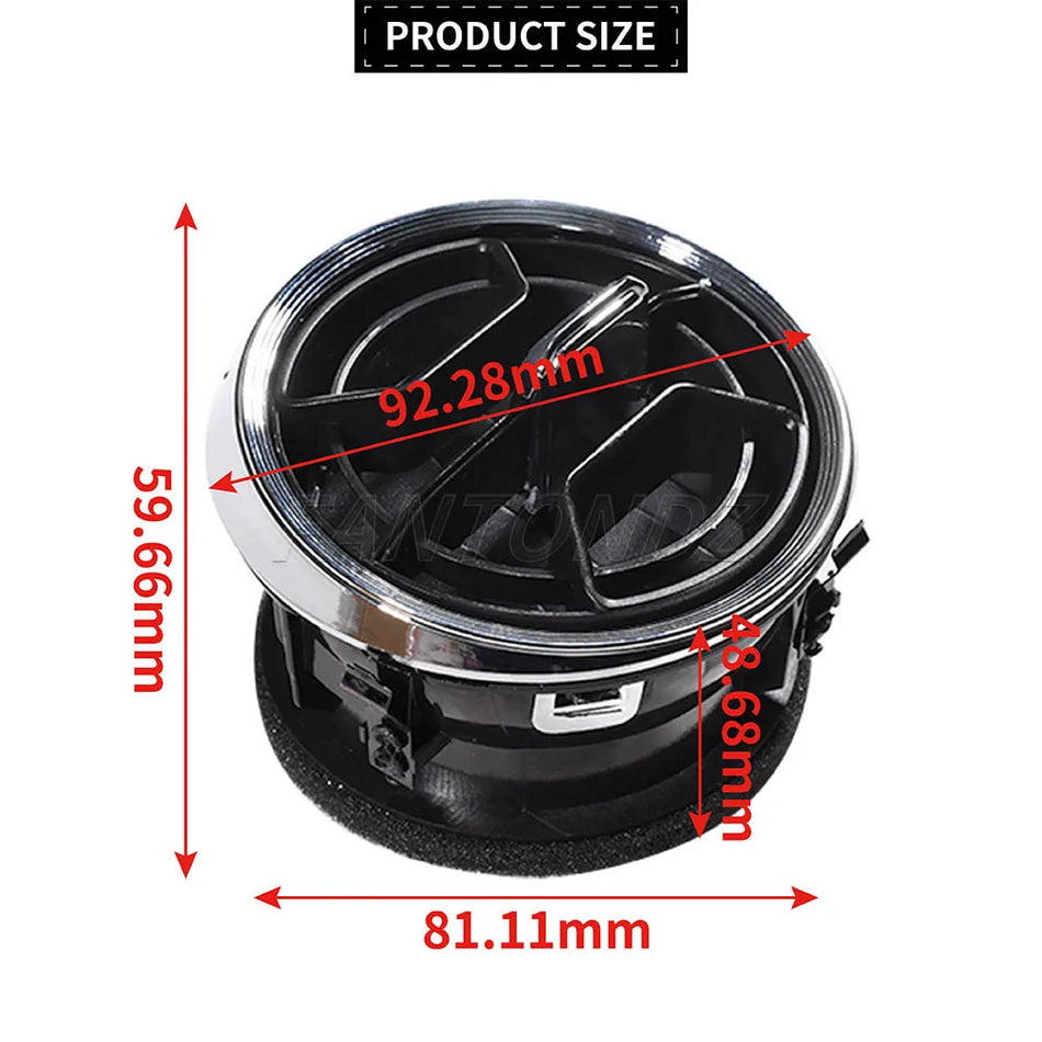 Deflectores de aire acondicionado 4Pcs para Volkswagen Jetta 2013 2017 31G819703E