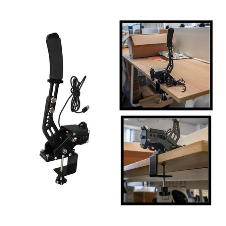 Universal PC USB Handbrake& Handbrake Accessory & Fixed BracketEnhance Tension For G25/27/29 T300 T500 Racing Games Dirt Rally by InterCyprus Trading Ltd