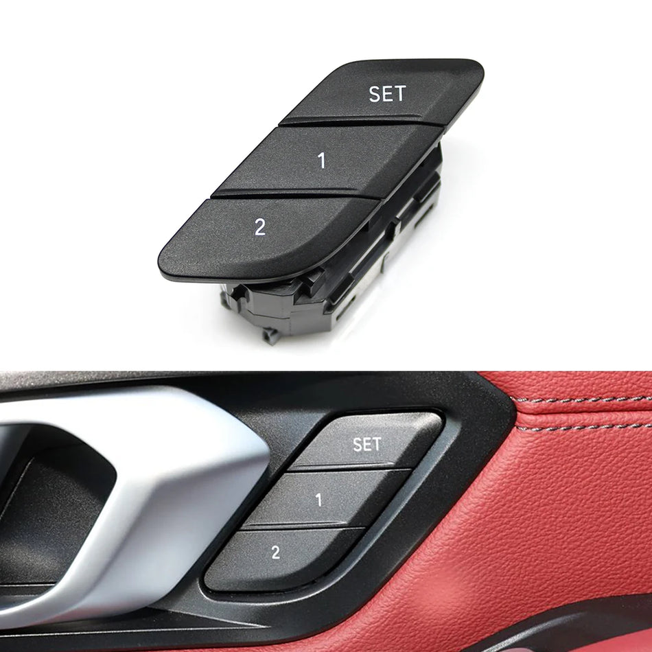 Seat Memory Button Assembly for BMW G20 G28 G80 G81 LHD/RHD PC/ABS Direct-Fit Replacement