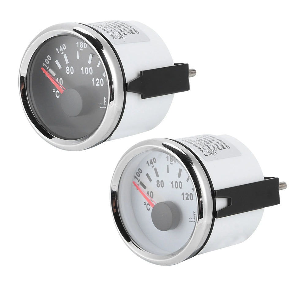DOACT Termometru de Temperatura a Motorului Marin 52mm/2in 40-120 C pentru Barcă RV