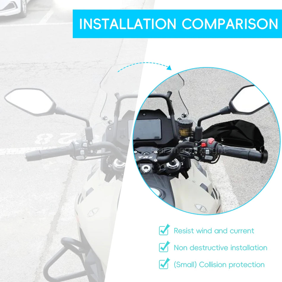 Benelli TRK552 2024 komplet zaščite za roke za TRK552X, podaljšek zaščite za roke, vetrobransko steklo, trajna zaščita