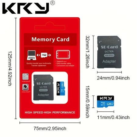 KRY 5PCS Micro Memory SD Card &ndash; High-Speed Data Transfer