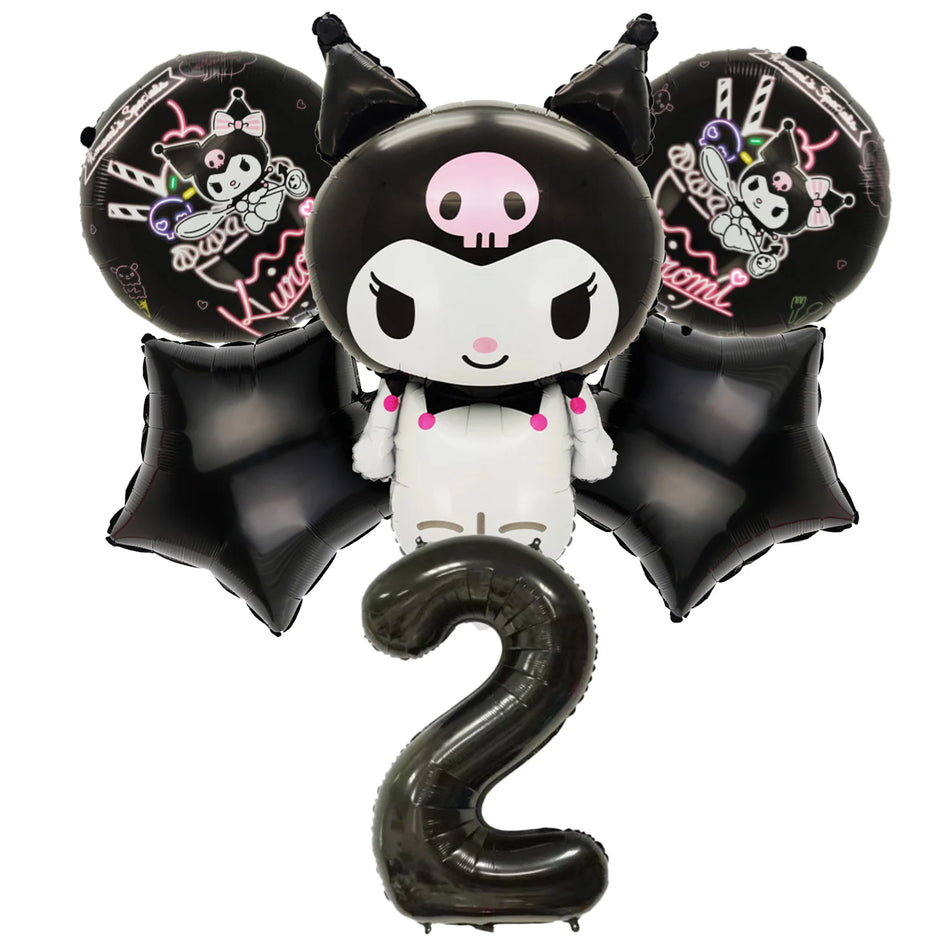 Birthday Balloons Set - Aluminum Foil &amp; Number Balloons Set-B 02