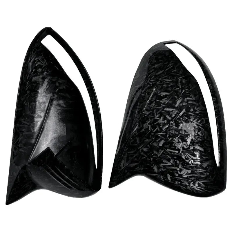 Side Mirror Cover Caps Carbon Black Trim for Mercedes-Benz W205 W222 W213 X253 W238 by InterCyprus Trading Ltd