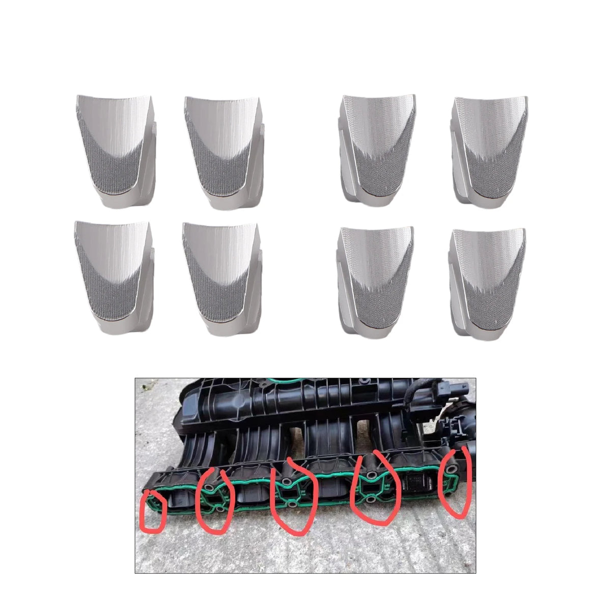 Aluminum Intake Flap Delete for VW Audi EA888 Gen3 GTI by InterCyprus Trading Ltd
