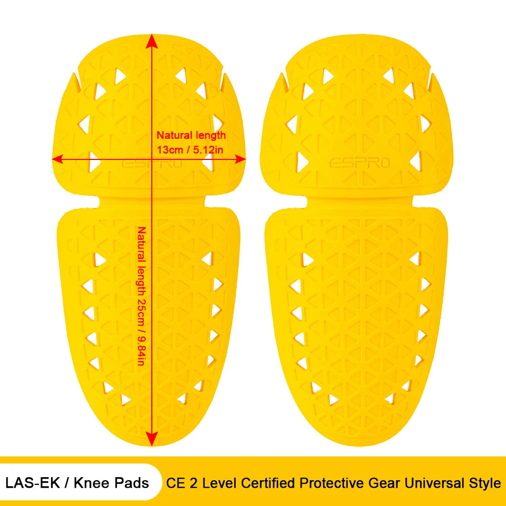 2025 CE Level 2 Motorcycle Pants Insert &ndash; Knee Hip Guard 2pcs Knee