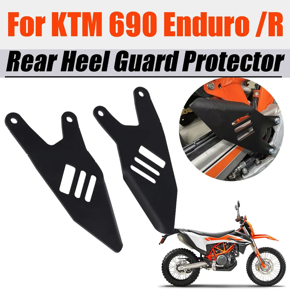 Support de protection de garde de talon pour KTM 690 Enduro SMC R et Husqvarna 701 Enduro, s'adapte aux sacs sans bagages
