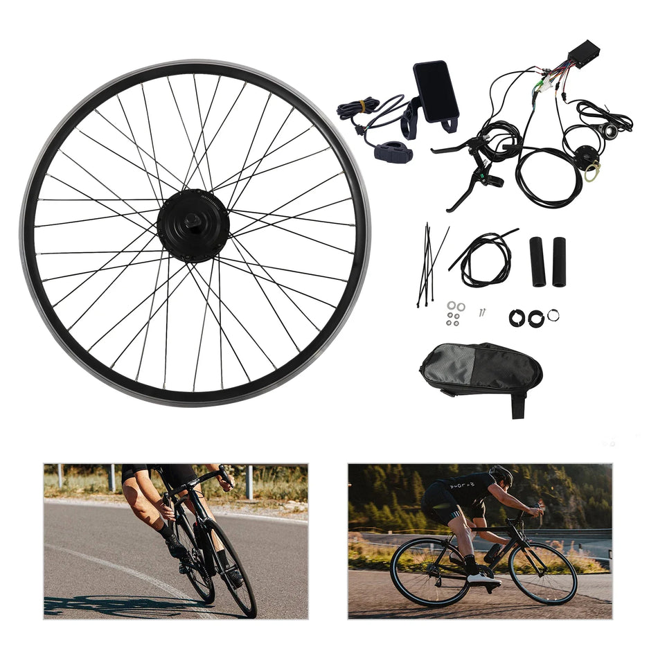 Kit de conversión de motor sin engranajes de rueda delantera de 250W 36V de aluminio