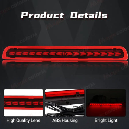 For Toyota 4Runner LC120 2003-2009 LED 3rd Third Brake Light Additional Rear Brake Taillight Driving Warning Lamp Car Parts by InterCyprus Trading Ltd