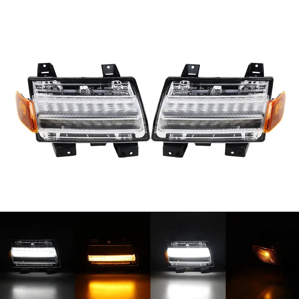 LED Fender Light Turn Signal Lights DRL Side Marker Lights for Jeep Wrangler JL Sahara Rubicon 2018-2025 by InterCyprus Trading Ltd