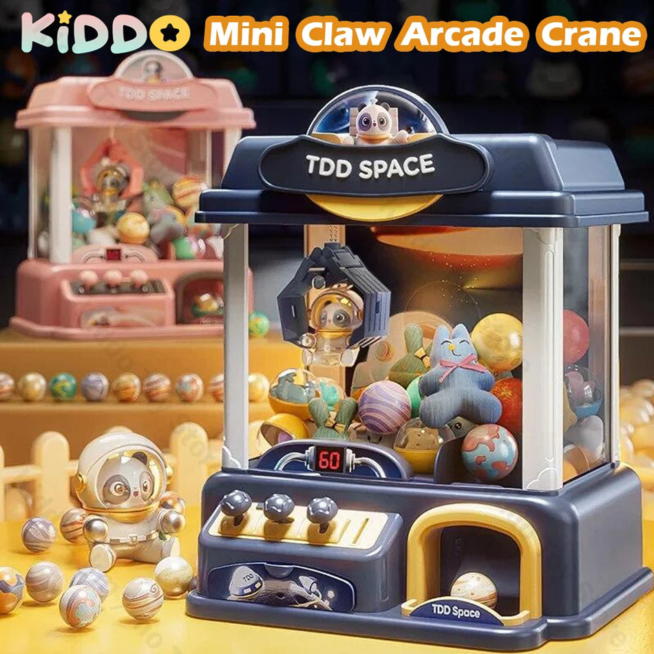 Muntbediende poppenklauwmachine speelgoed voor kinderen, mini grijper arcade, ABS