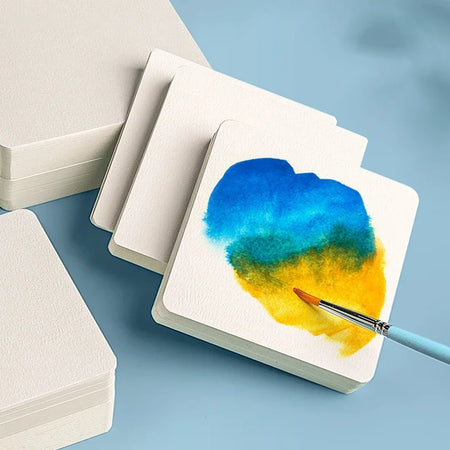 Watercolor Paper Cards for Painting - Portable Blank Postcard with Professional Watercolor Paper