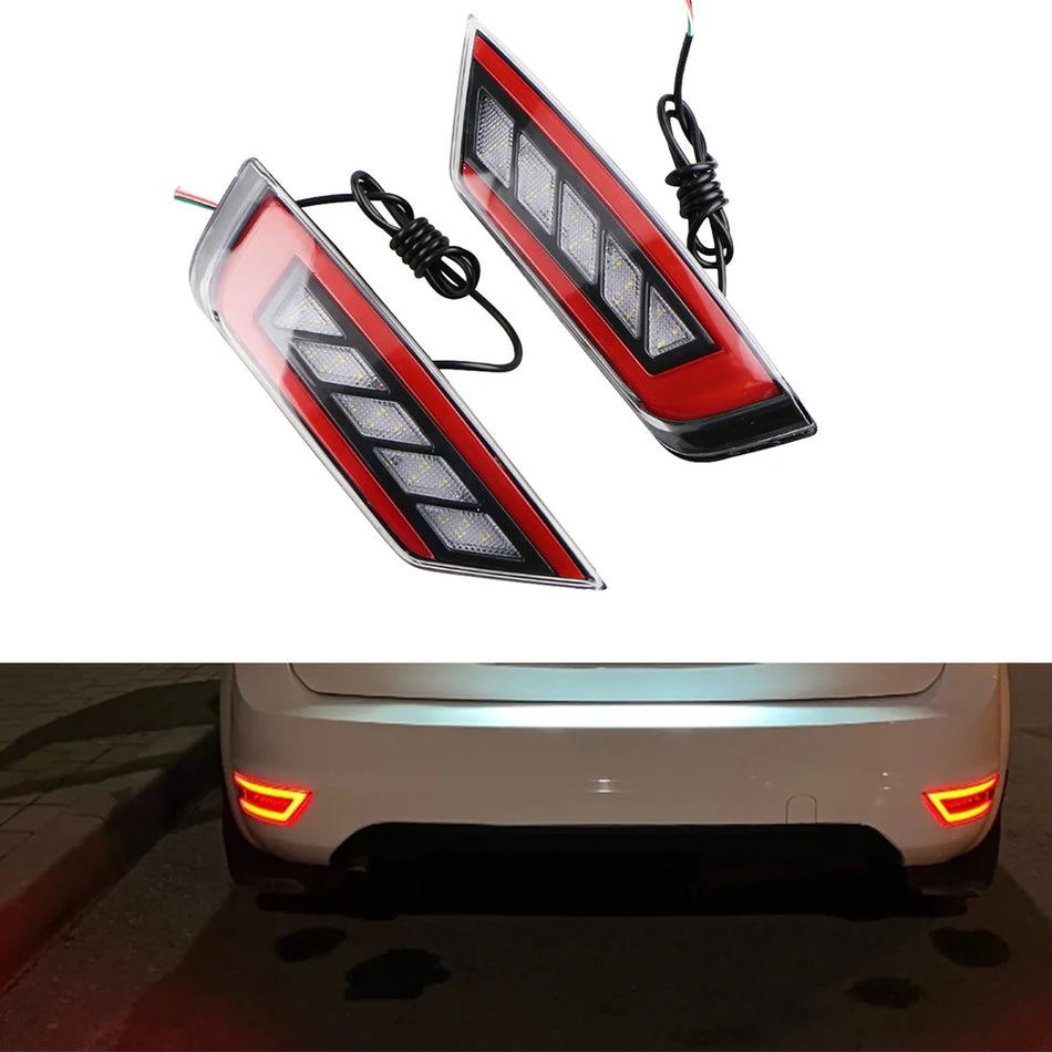 LED zadní nárazník reflektor světlo pro Ford Focus 2 MK2 hatchback vylepšení vysoké viditelnosti