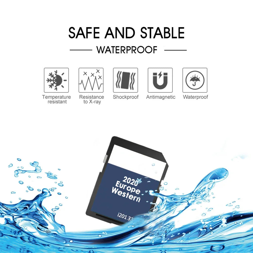 RNS 310 Navigation &ndash; Europe West SD Card Compatibility