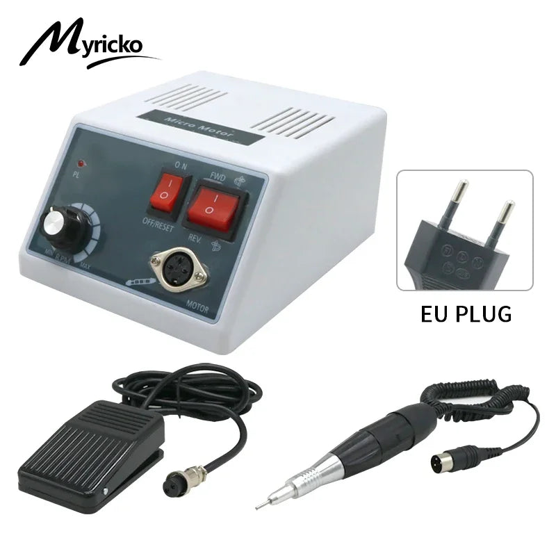 Myricko Dental Hand Grinder &ndash; High-Speed Polishing at 35000 RPM 102 Set EU