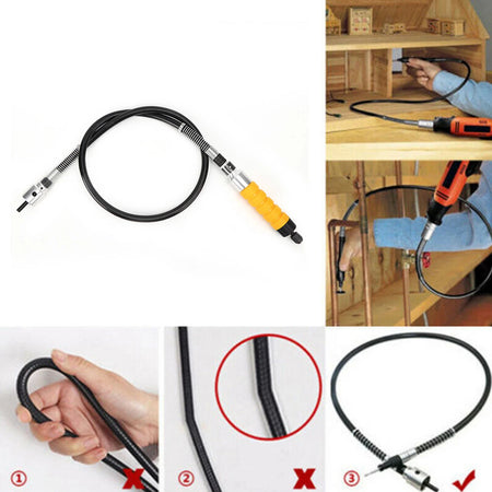Flexible Shaft Grinder Attachment - 10X Faster Carving
