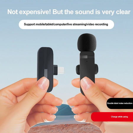 Lavalier Wireless Microphone Clip On Mic &ndash; Low Latency