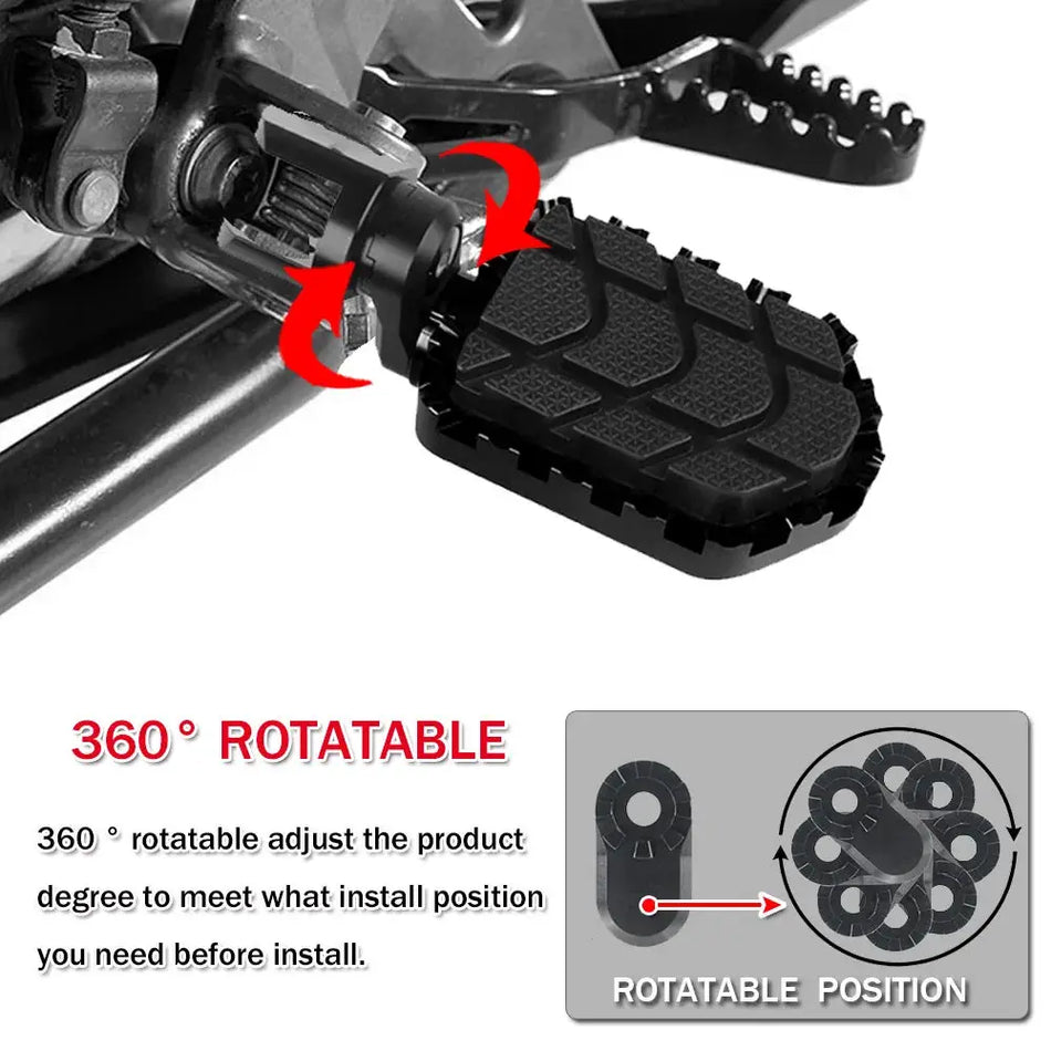 Motorcycle Scaffolding Footrest For BMW S1000 F900 XR S1000XR 2020-22 2023 F900XR 2021-2023 Footpeg Foot Pegs Aluminum Footrest by InterCyprus Trading Ltd