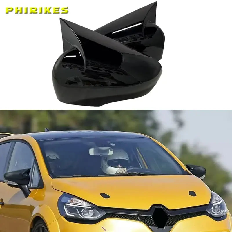 Κάλυμμα Καθρέφτη Πλευράς Για Renault Clio 4 Πιάνο Μαύρο