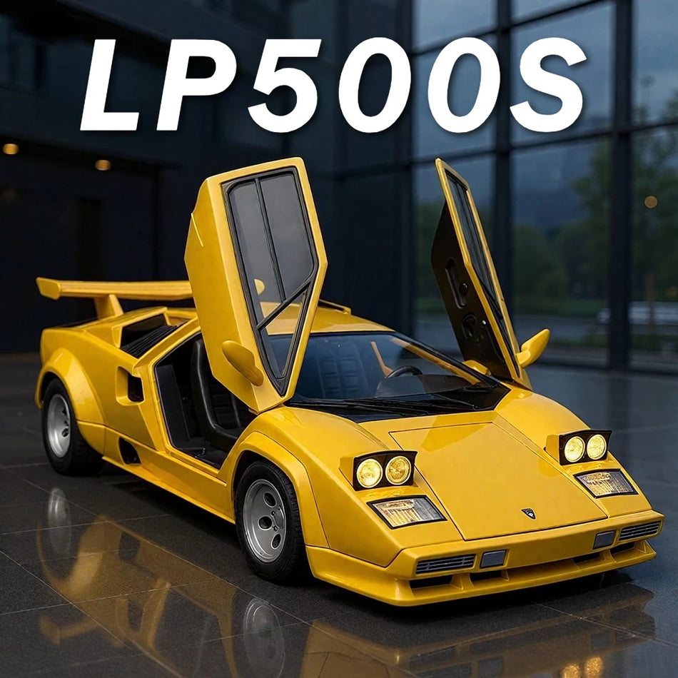 Model de mașină diecast 1:24 cu caroserie din aliaj pentru Lamborghini Countach LP500S