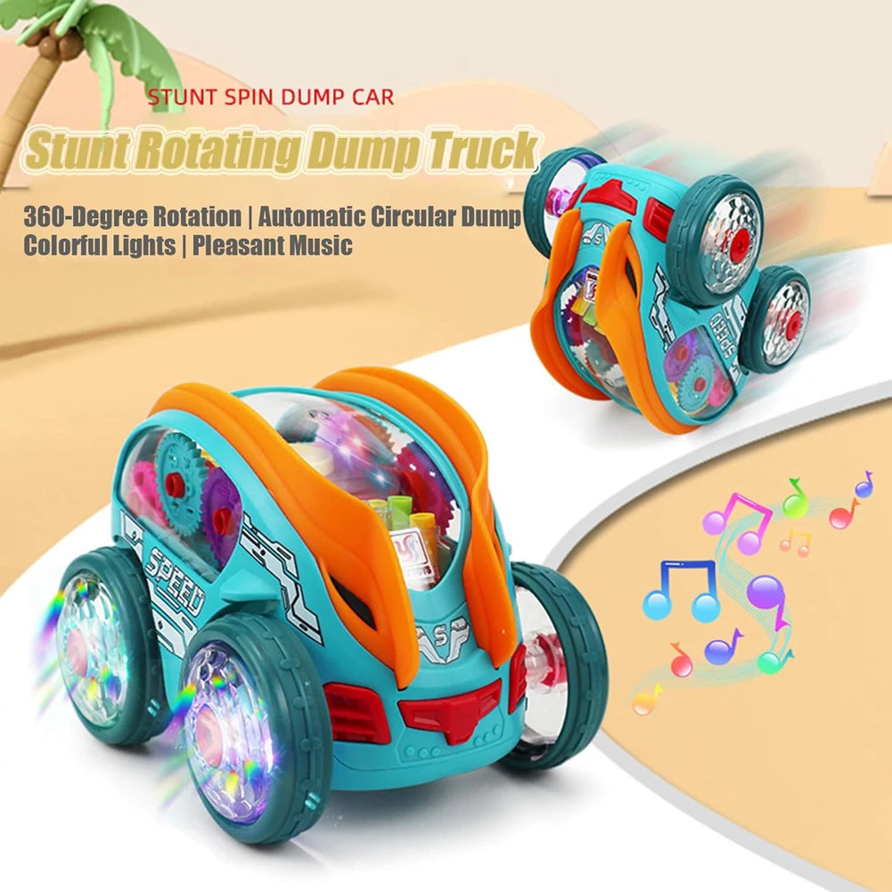 Electric Rotating 3D Luminous Music Car &ndash; Colorful Lights