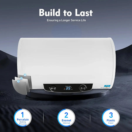 Electric Water Heater 50/70L &ndash; Temperature Control 77-167F