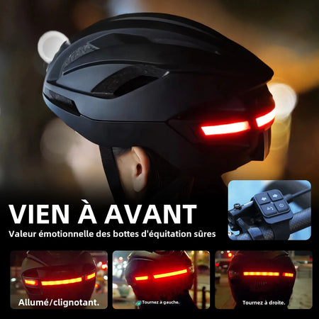 Smart Cycling Helmet with 1080p Camera, Turn Signals, GPS, and Bluetooth