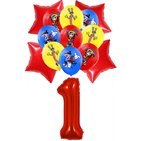 Amazing Digital Circus Party Tableware &amp; Decorations balloons-1