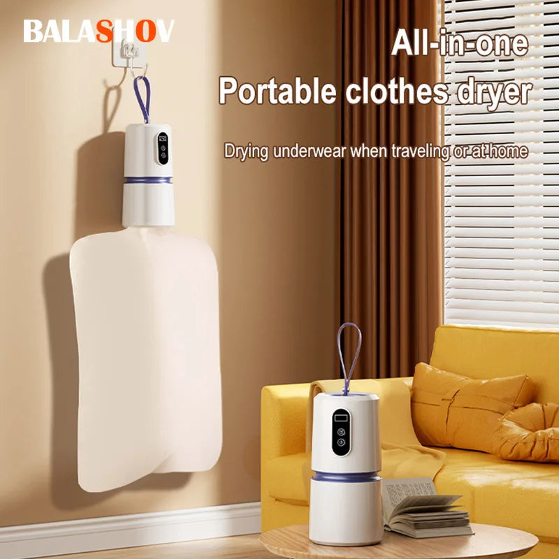 Portable Mini Travel Dryer For Baby Clothes PTC Heating