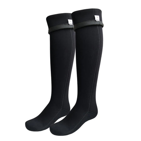 New 3MM Neoprene Long Tube Diving Socks &ndash; Warmth And Grip black / S 35-37