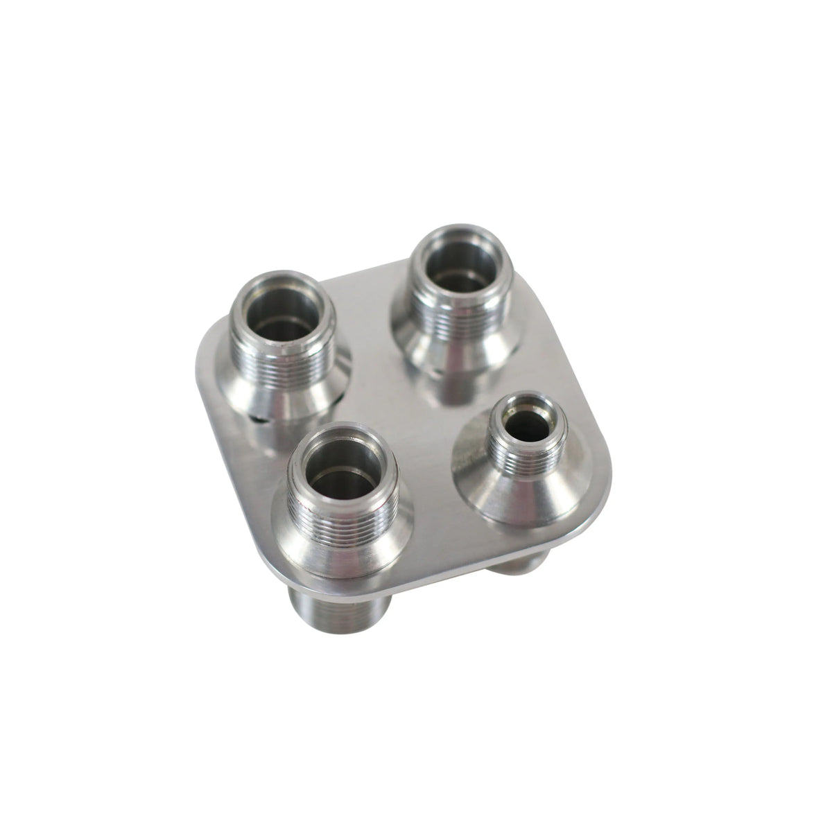 SherryBerg Aluminum 4 Port AC Air Conditioning Heater Hose Firewall Bulkhead Fitting Square by InterCyprus Trading Ltd