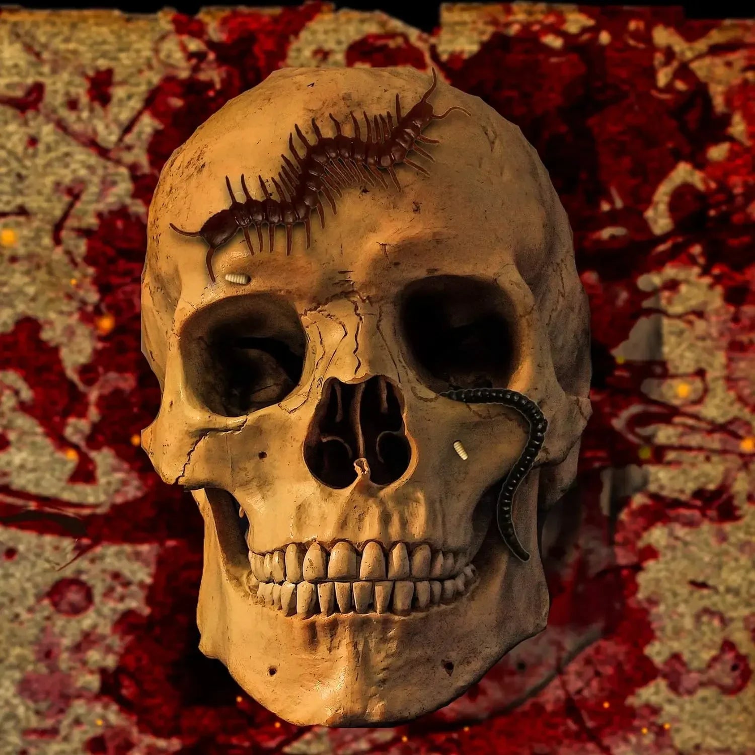 148Pcs Halloween Fake Insect Set &ndash; Realistic Insect Props