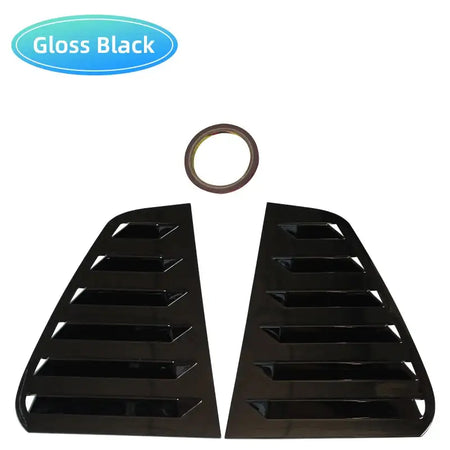 Pair ABS Carbon Fiber Window Trim For VW Golf MK5 MK6 MK7 Golf 7 Glossy Black