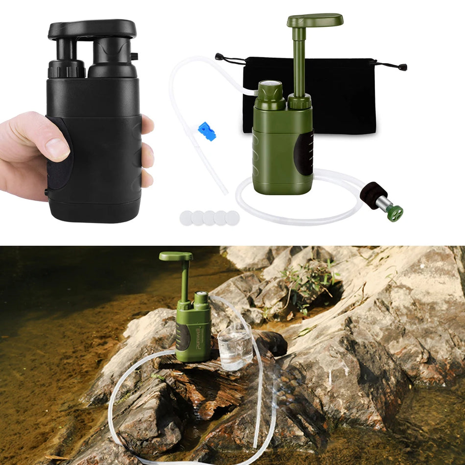 Portable Water Filter &amp; Survival Kit