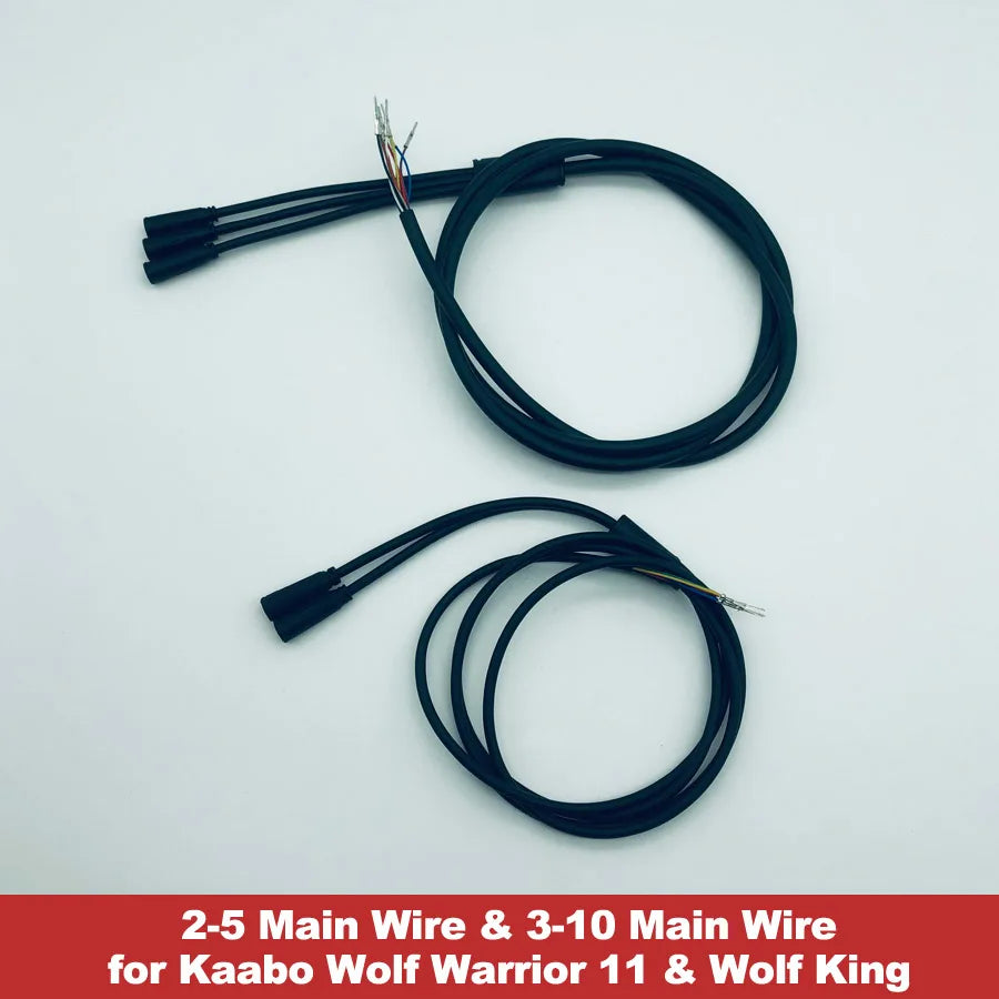 KWHEEL Main Wire Cable for Kaabo Wolf GT, PRO &amp; PRO+ Electric Scooters WW 2-5 3-10 Wire / CHINA