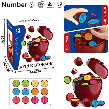 Apple Smart Egg 3D Puzzle &ndash; Fine Motor Skills Development BZS00626 C