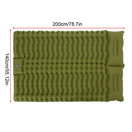 Tomshoo Camping Sleeping Pad 79in &ndash; Built-in Inflator Pump