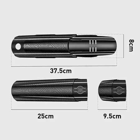 ENLEE Mountain Bike Mudguards Extended And Widened Rain Guards Carbon Fiber Texture Universal For Front And Rear by InterCyprus Trading Ltd