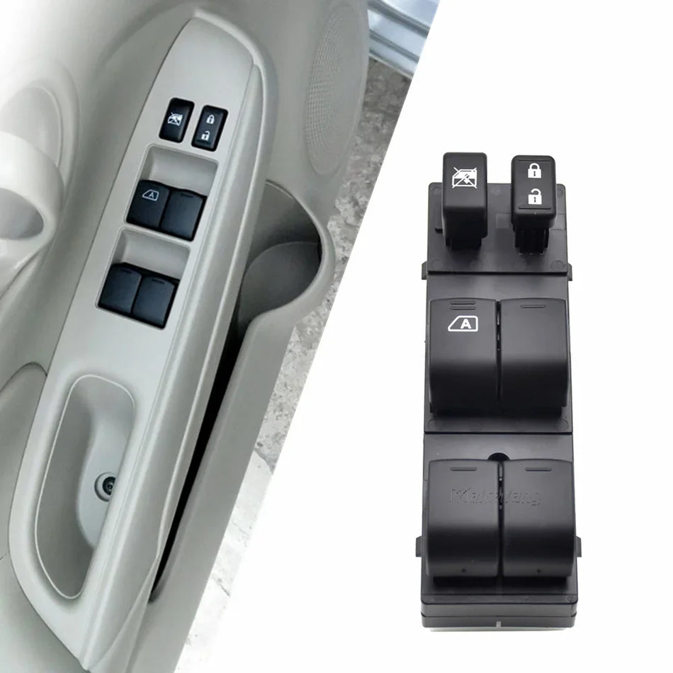 Prepínač elektrického okna prednej ľavej strany ABS pre Nissan Sunny N17 2010-2019 25401-3AW0A