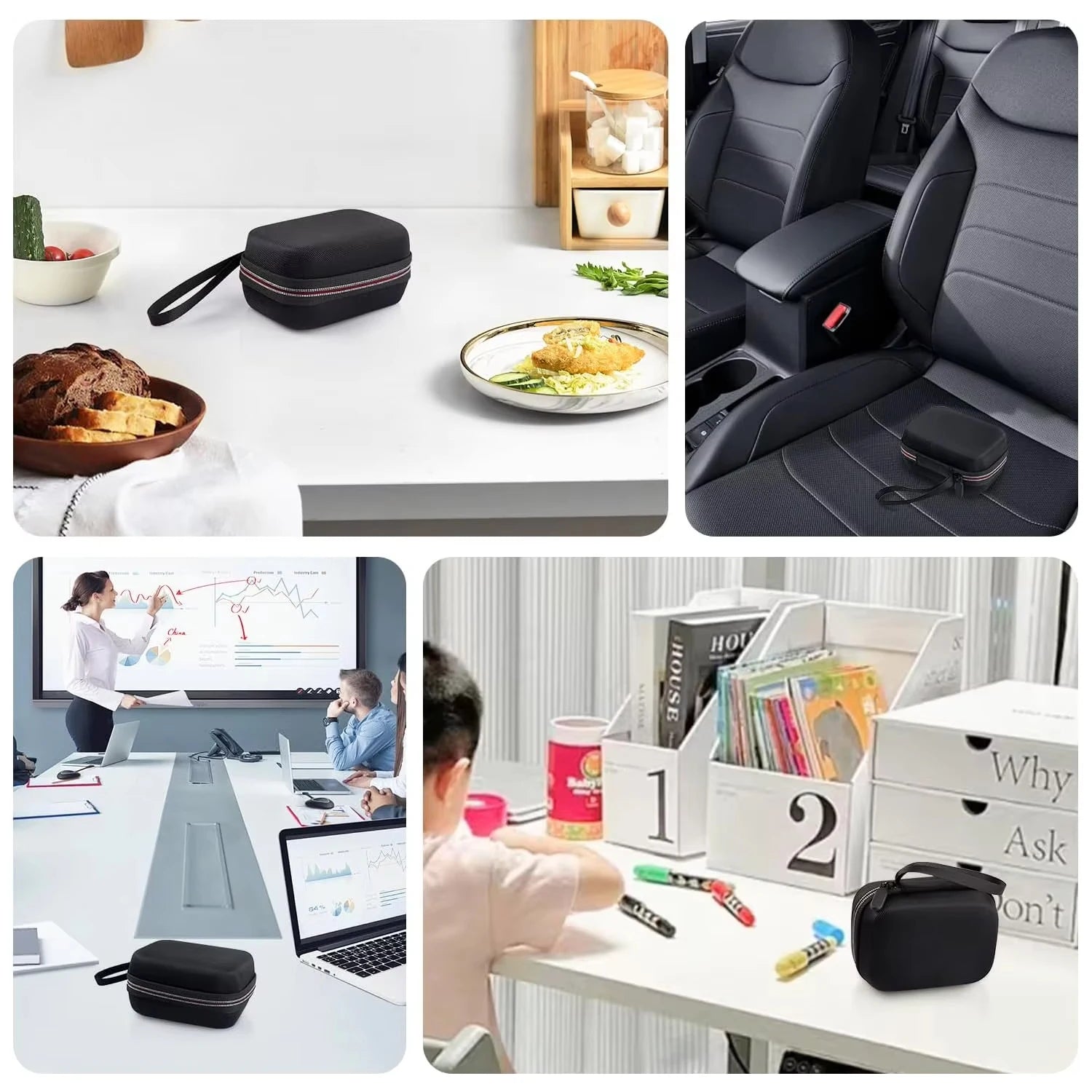 Insulin Fridge Case &ndash; 6 Slot Removable Foam Organizer