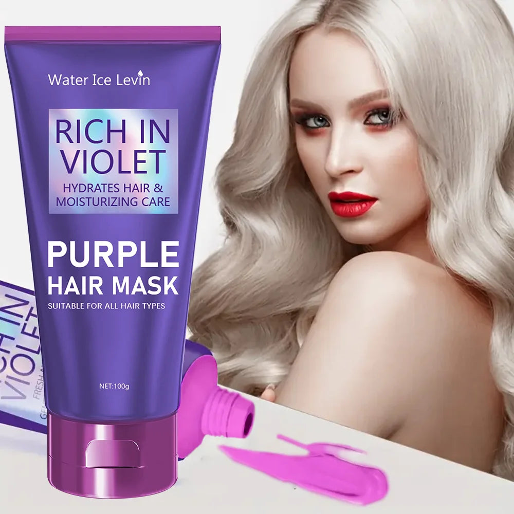 Purple Repair Hair Mask &ndash; Deep Nourishing Treatment for Frizzy Damaged Hair