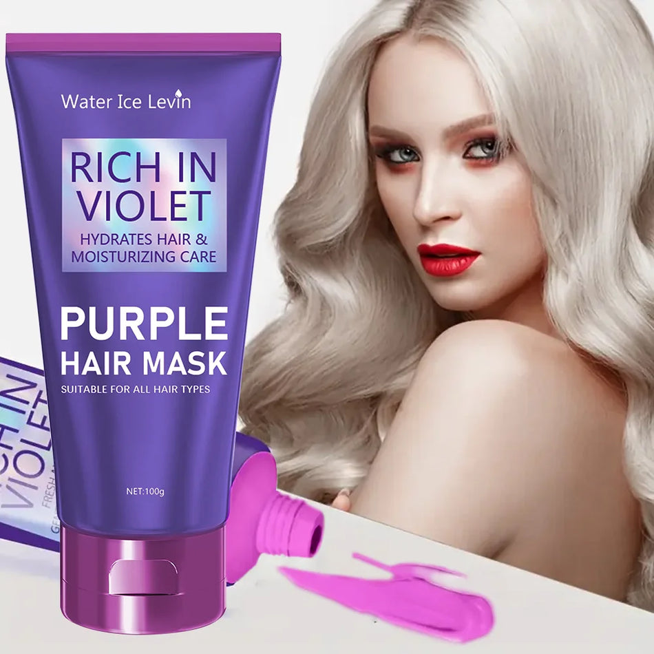 Purple Repair Hair Mask &ndash; Deep Nourishing Treatment for Frizzy Damaged Hair