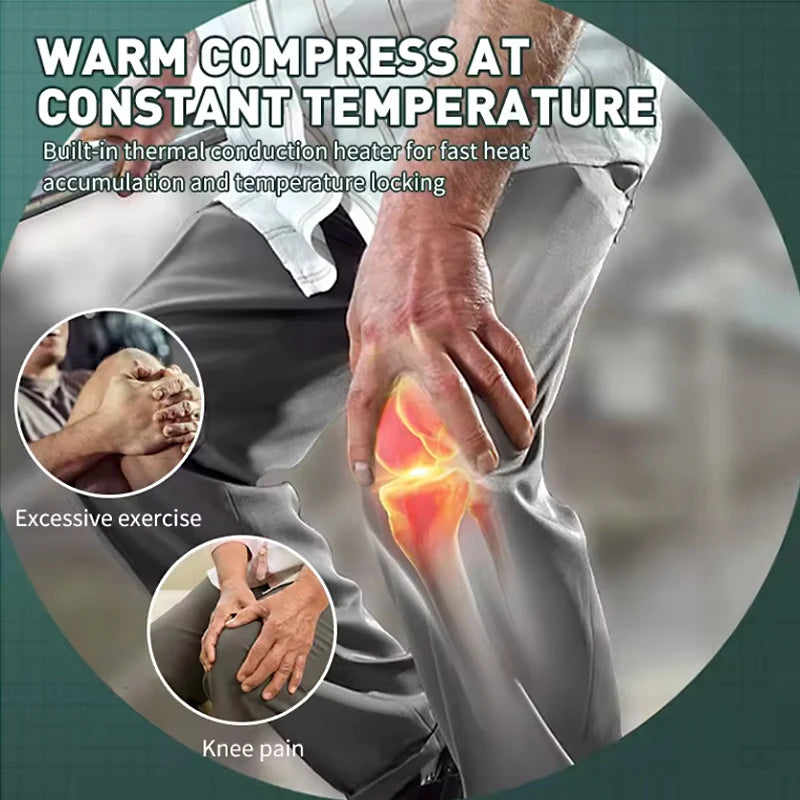 Electric Knee Massager - Wireless Heating With Vibration