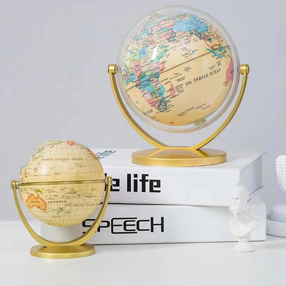 Retro Globe 360 Rotating Earth Ball &ndash; Educational Globe